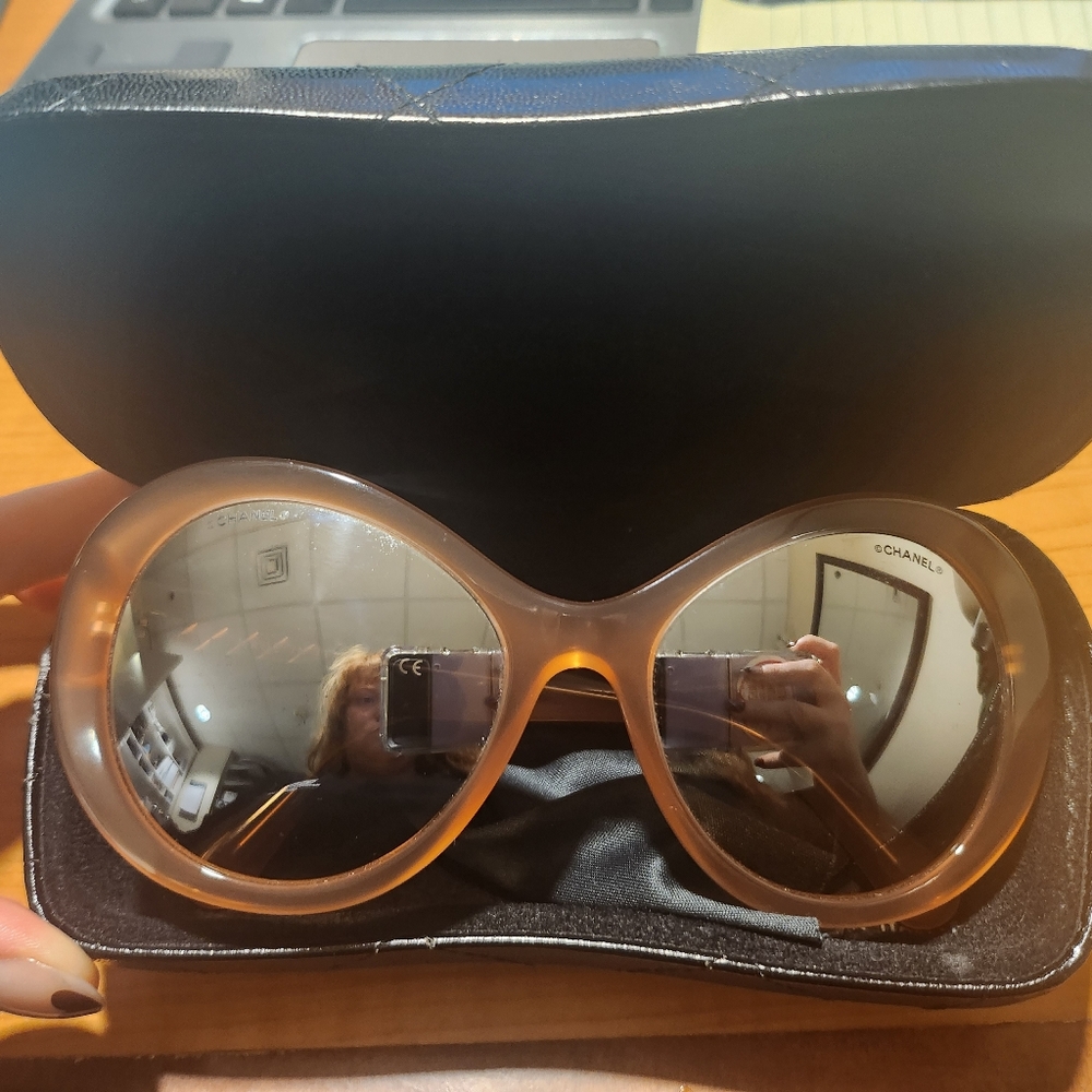 Chanel oversized sunglasses